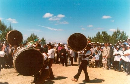  Festa de Vero animada com Grupo de Bombos (Agosto de 2009, Janeiro de Cima) 